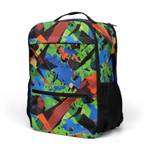 Impact Geometry on a Utility Backpack