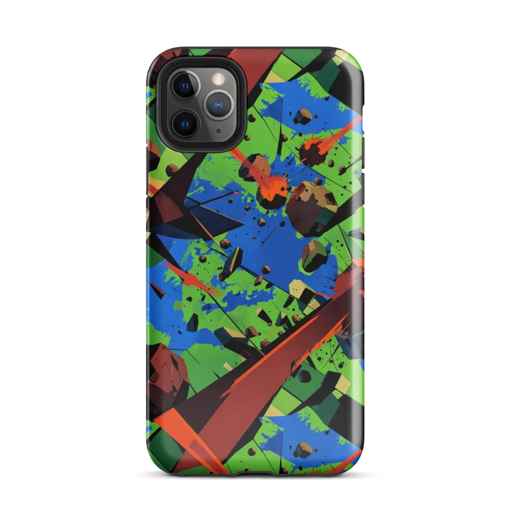 Impact Geometry on Tough Case for iPhone® — Front