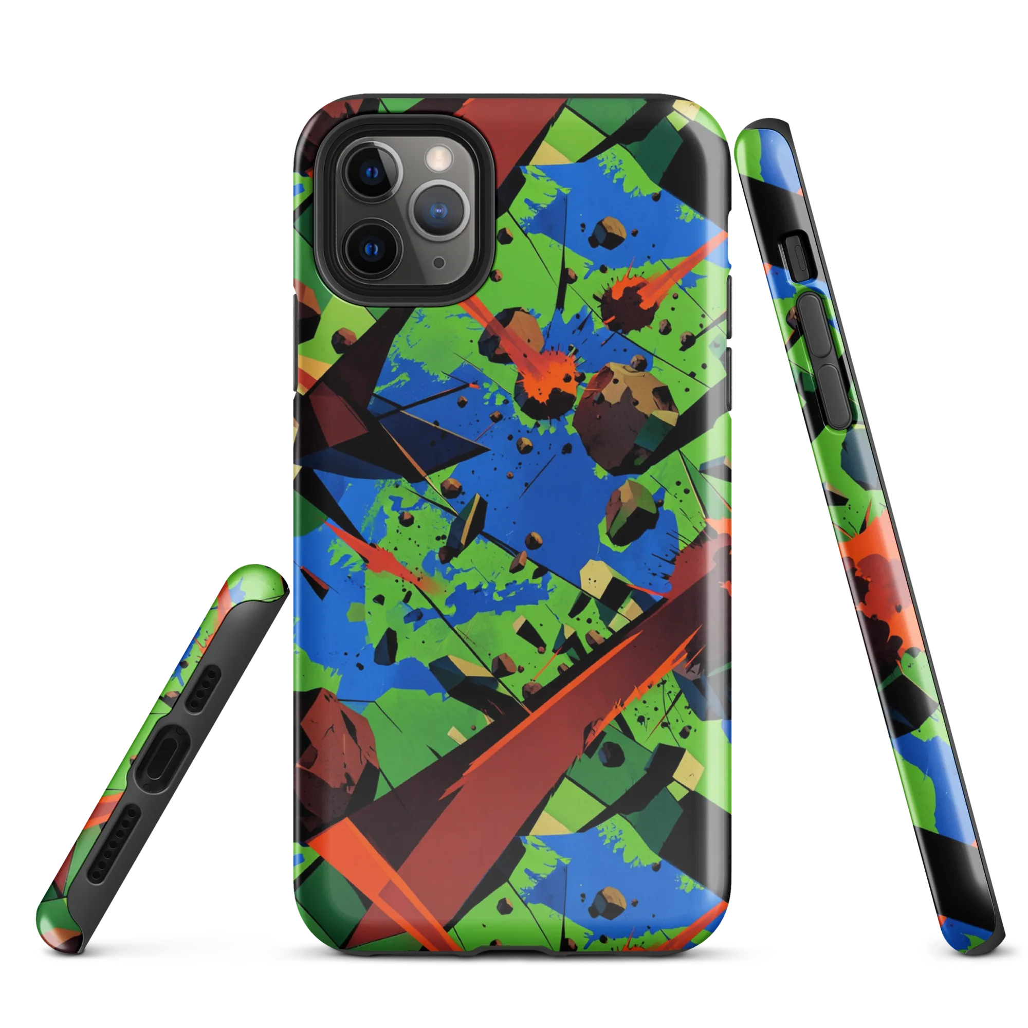 Impact Geometry on Tough Case for iPhone® — Front