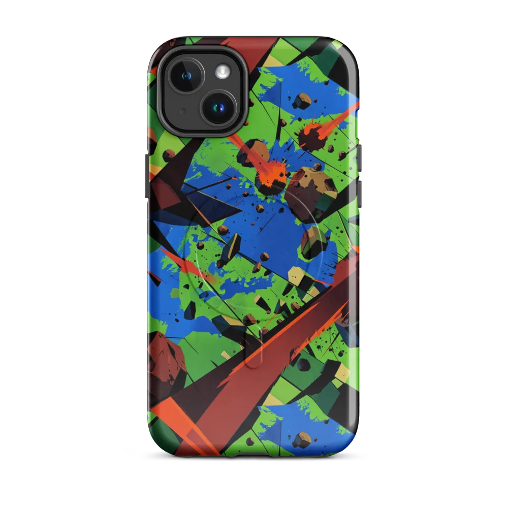 Impact Geometry on MagSafe Tough Case for iPhone® — Front