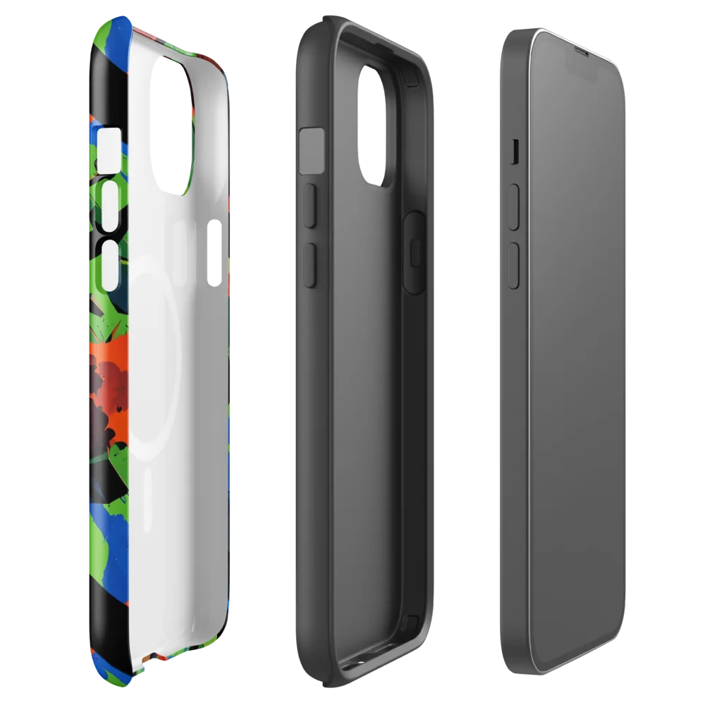Impact Geometry on MagSafe Tough Case for iPhone® — Front