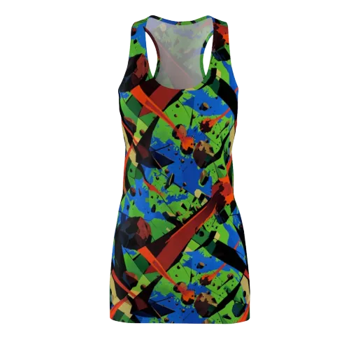 Impact Geometry on a Racerback Dress