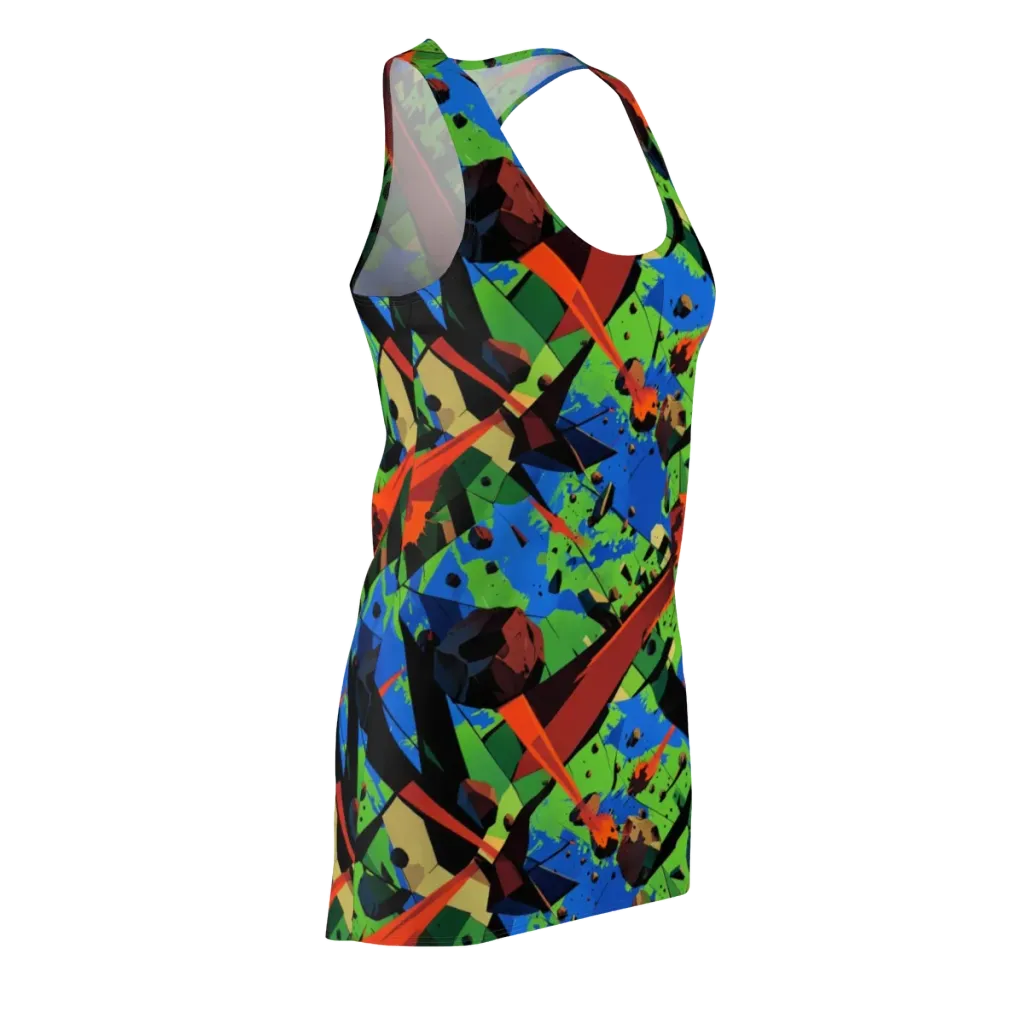 Impact Geometry on Racerback Dress — Front Side
