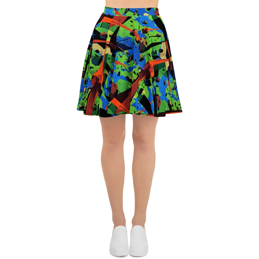Impact Geometry on Skater Skirt — Front