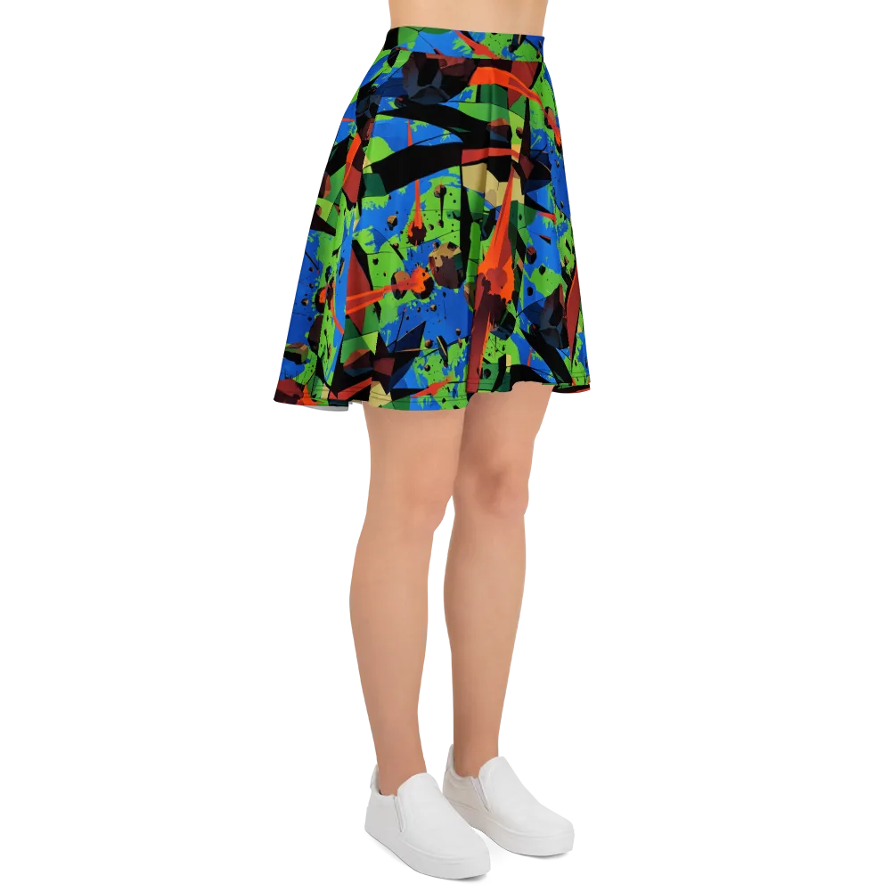 Impact Geometry on Skater Skirt — Right