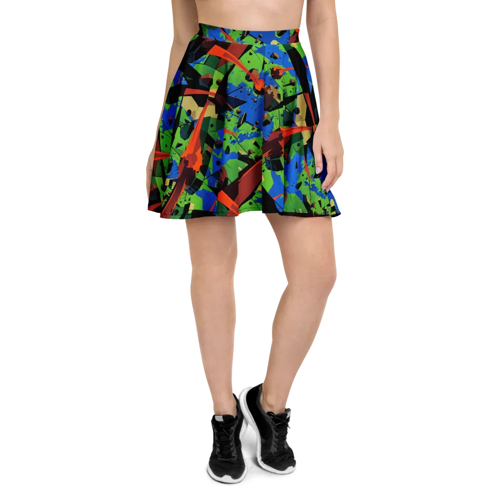 Impact Geometry on Skater Skirt — Front