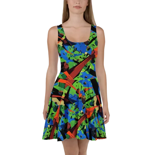 Impact Geometry on a Skater Dress
