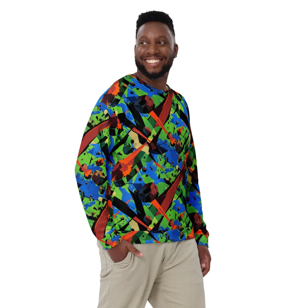 Impact Geometry on Sweatshirt — Front