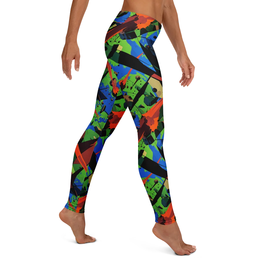 Impact Geometry on Leggings — Right