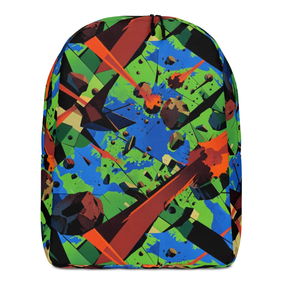Impact Geometry on Minimalist Backpack — Front