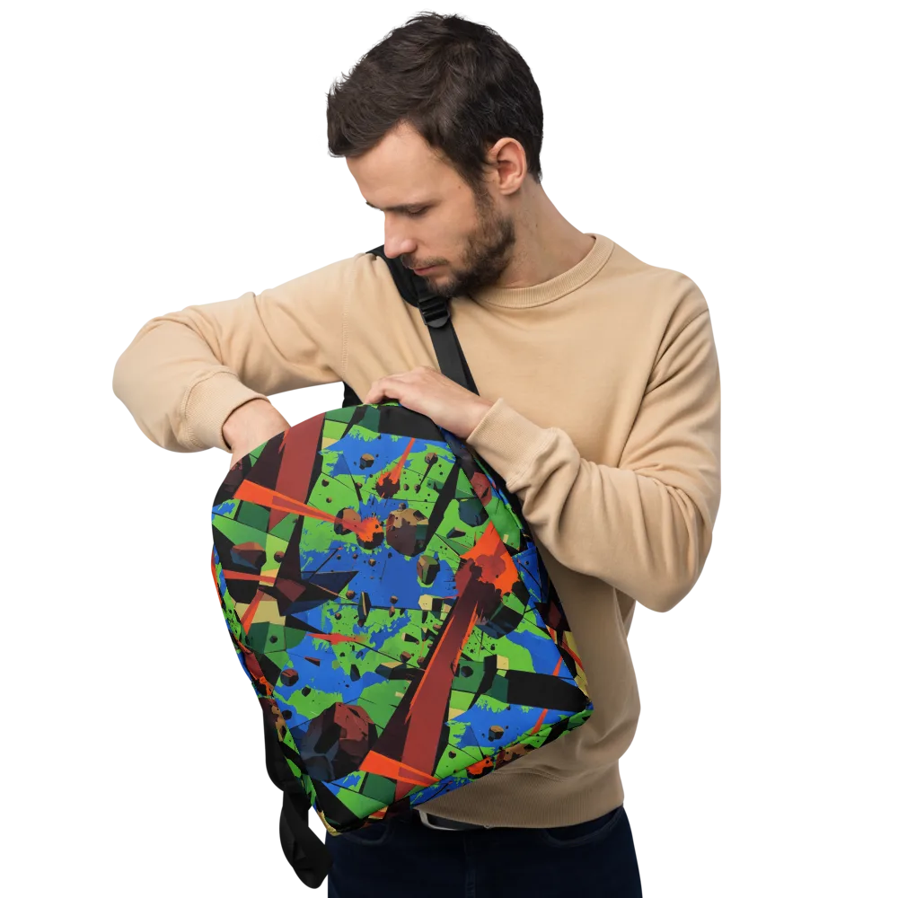 Impact Geometry on Minimalist Backpack — Front
