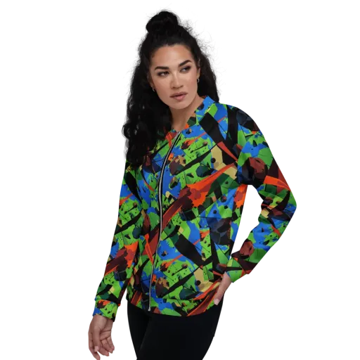 Impact Geometry on a Bomber Jacket