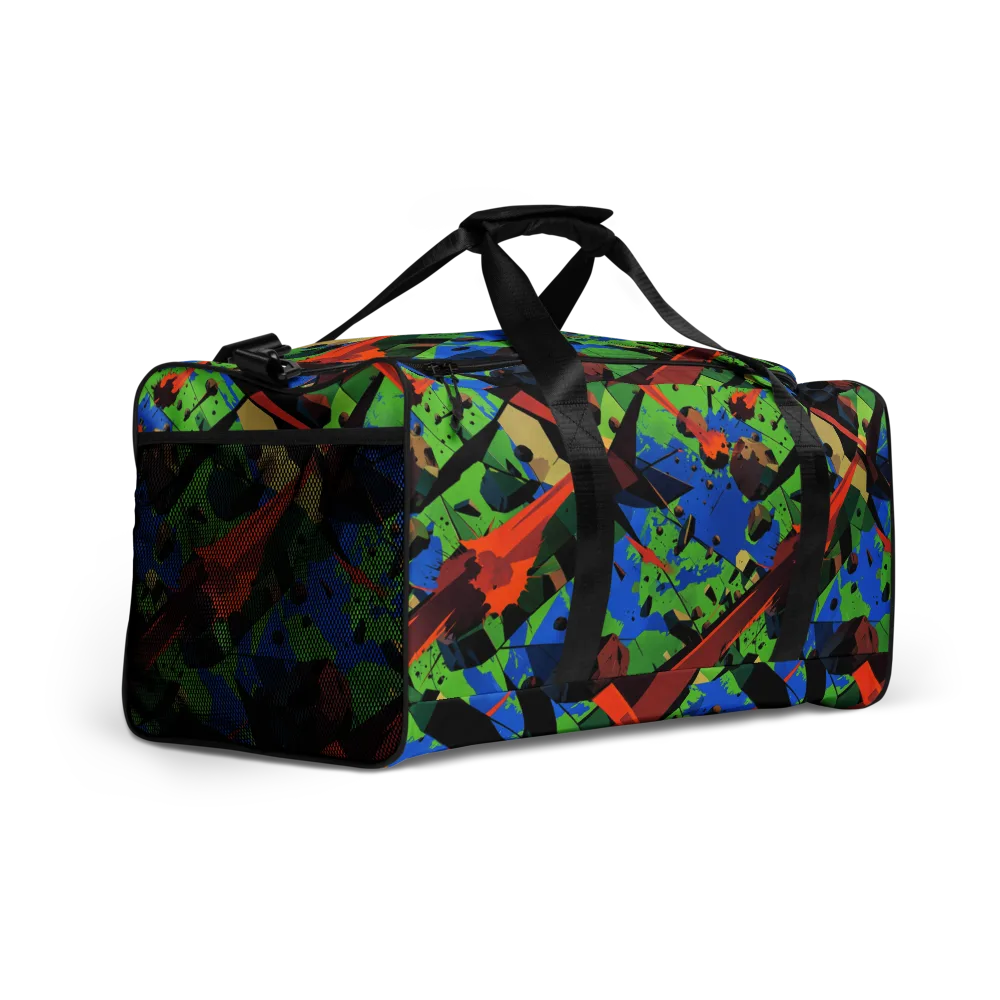 Impact Geometry on Duffle Bag — Right Front