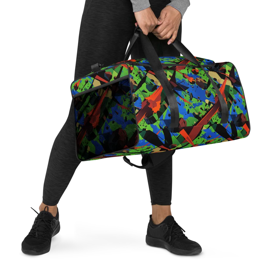 Impact Geometry on Duffle Bag — Right Front