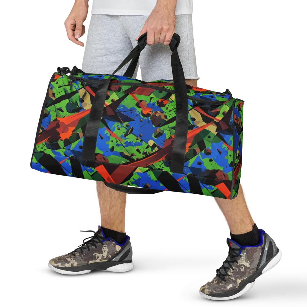 Impact Geometry on Duffle Bag — Front