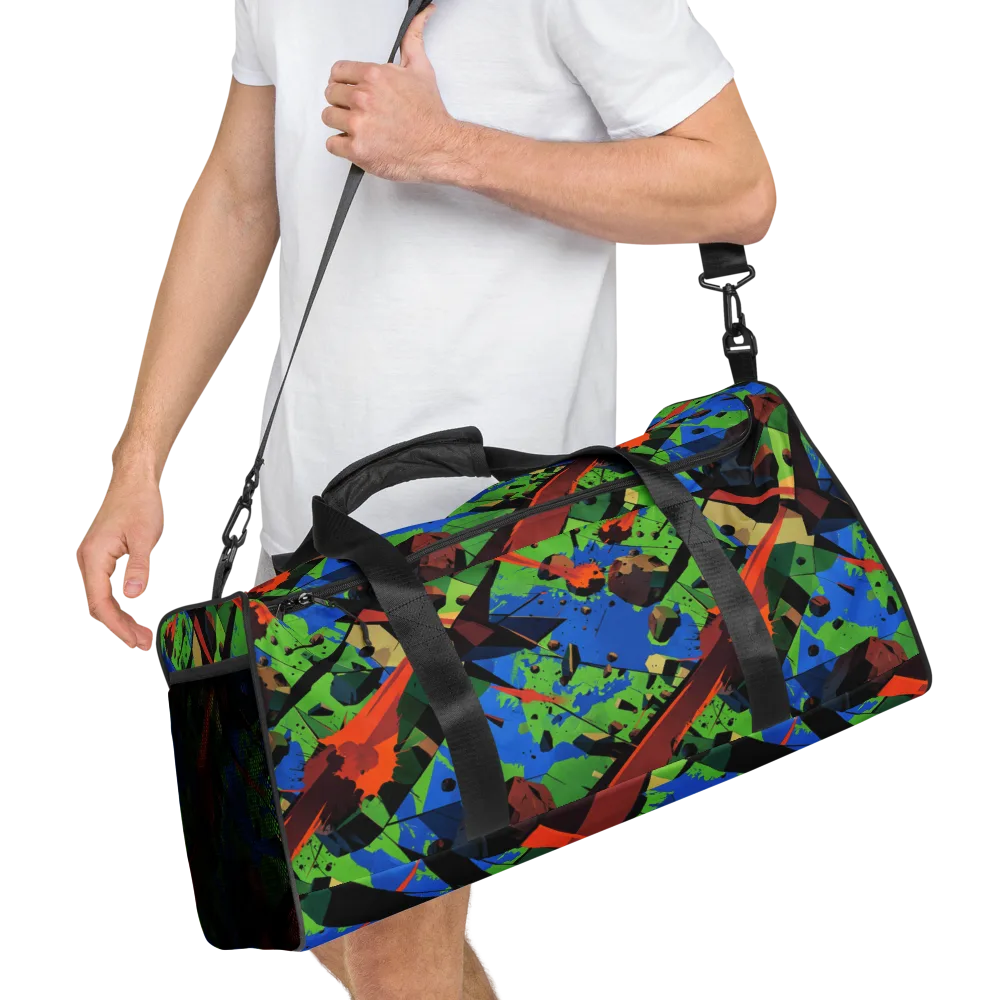 Impact Geometry on Duffle Bag — Right Front