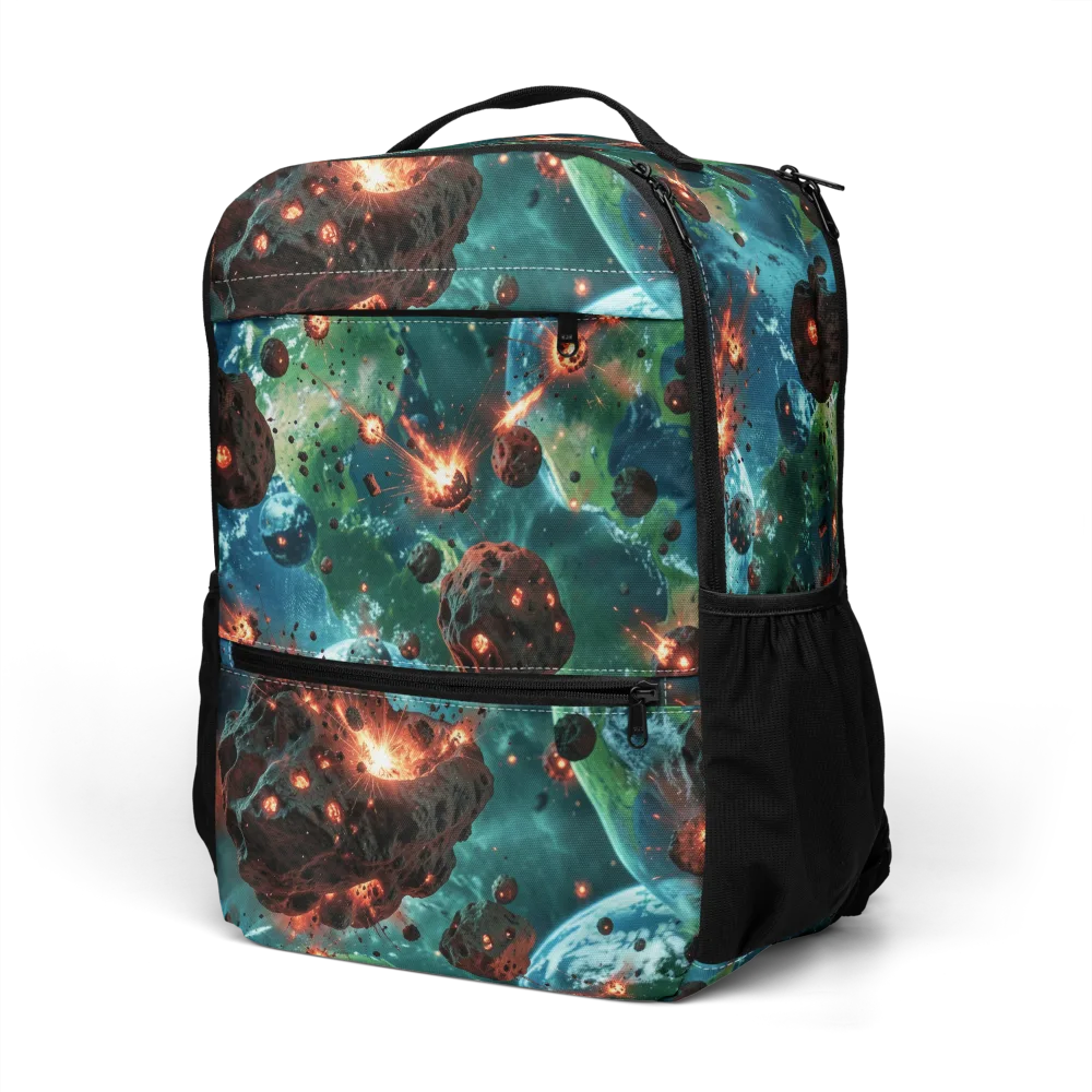 Magma Meridian on Utility Backpack — Left Front
