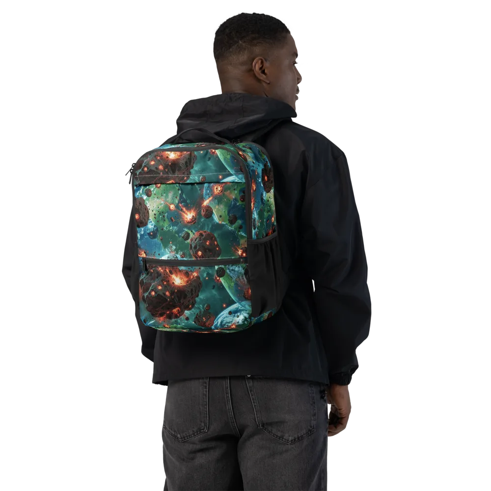 Magma Meridian on Utility Backpack — Back