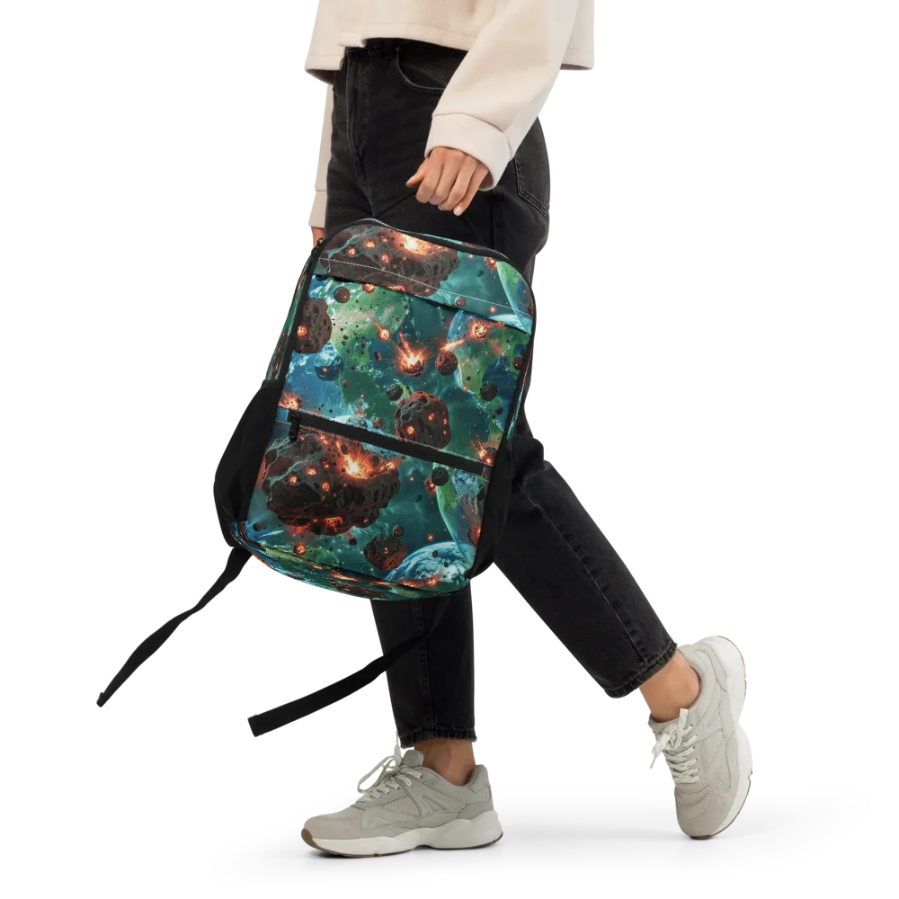 Magma Meridian on Utility Backpack — Front