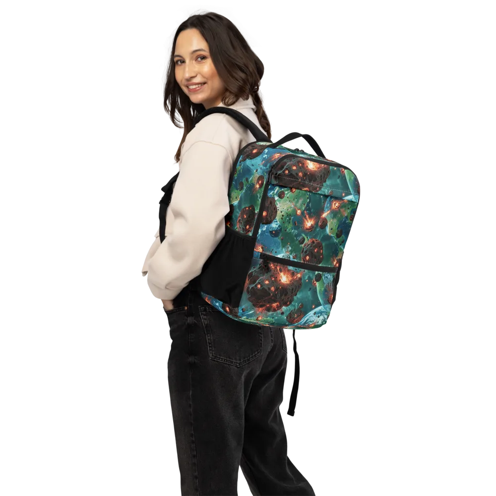 Magma Meridian on Utility Backpack — Back
