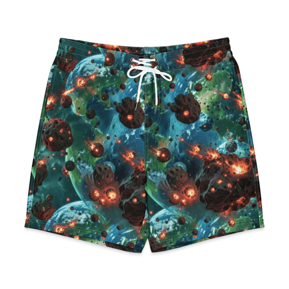 Magma Meridian on Men's Board Shorts — Front