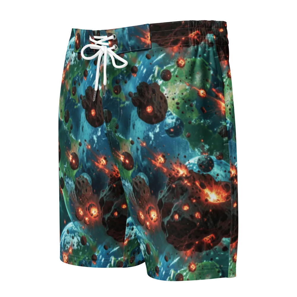 Magma Meridian on Men's Board Shorts — Front