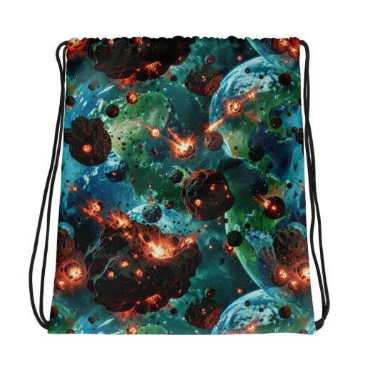 Magma Meridian on a Drawstring Bag