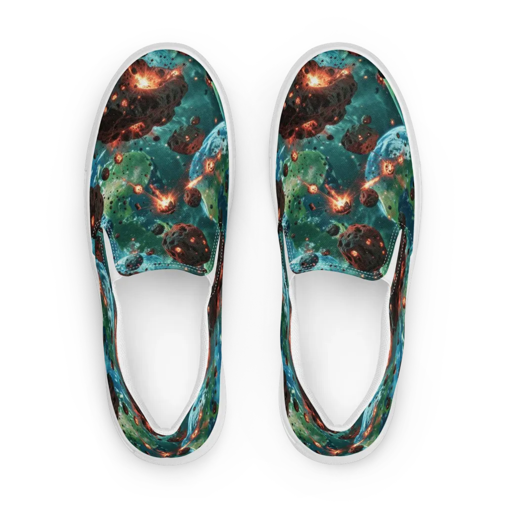 Magma Meridian on Women's Slip-On Canvas Shoes — Front
