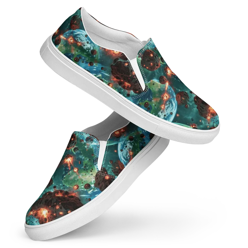 Magma Meridian on Women's Slip-On Canvas Shoes — Front