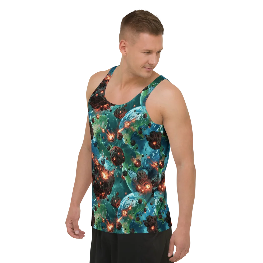 Magma Meridian on Men's Tank Top — Left Front