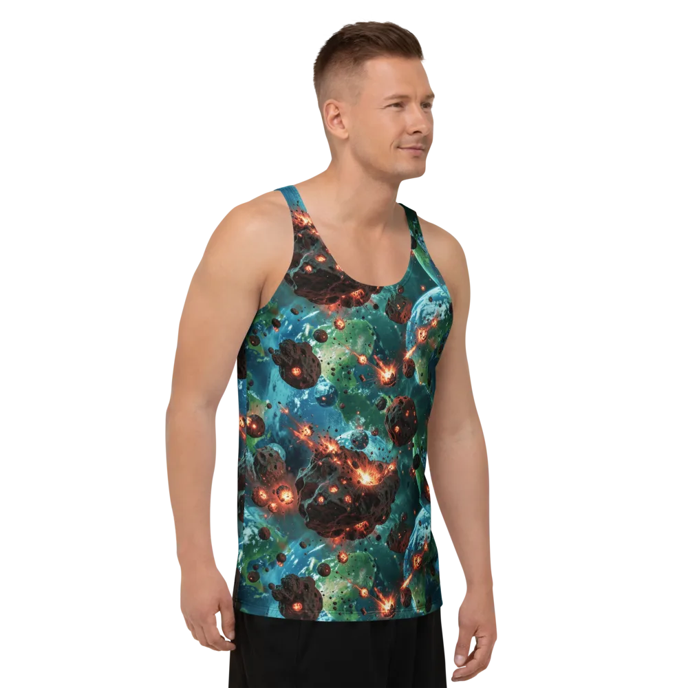 Magma Meridian on Men's Tank Top — Right Front