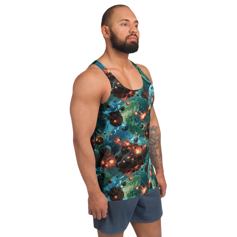 Magma Meridian on Men's Tank Top — Right Front
