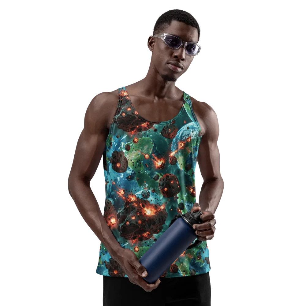 Magma Meridian on Men's Tank Top — Front