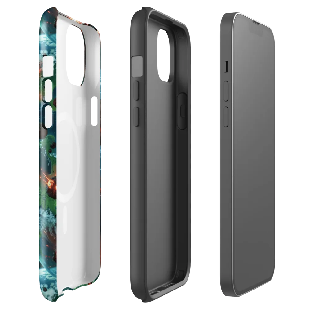 Magma Meridian on MagSafe Tough Case for iPhone® — Front