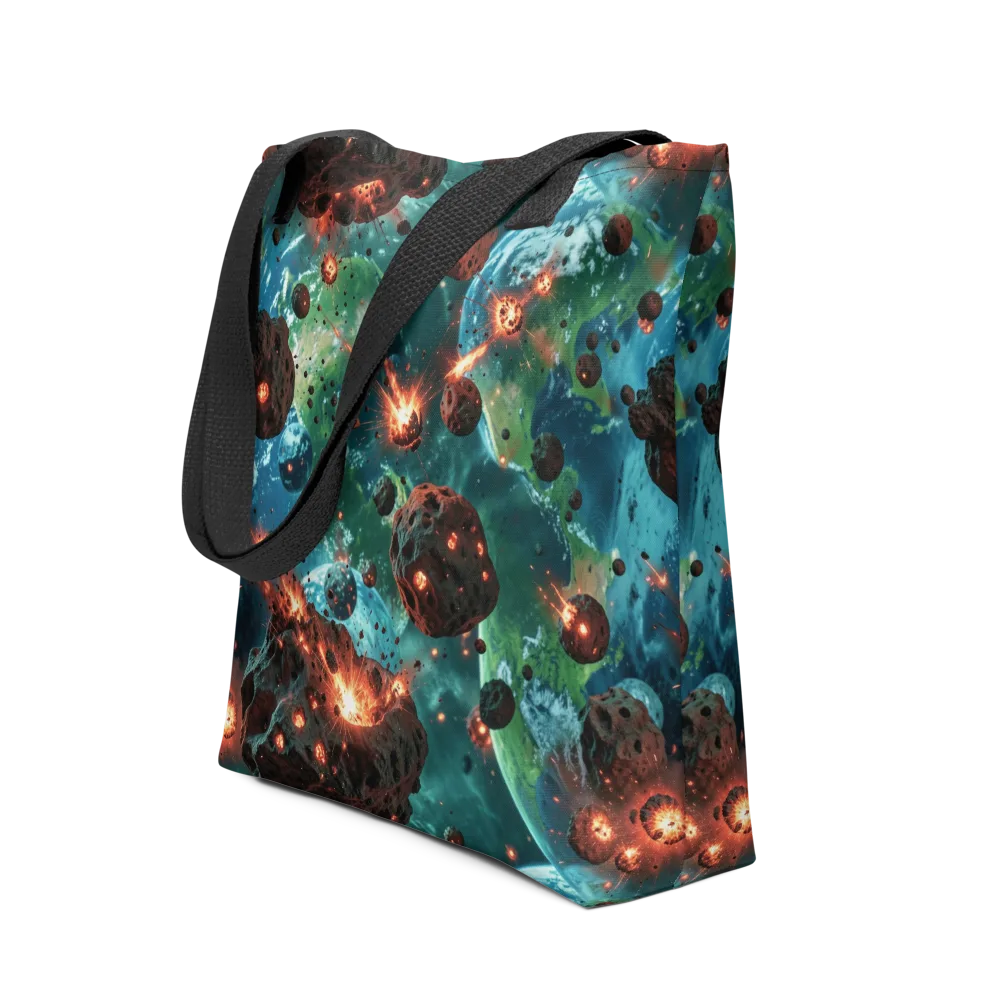 Magma Meridian on Tote Bag — Front