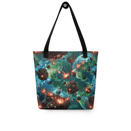 Magma Meridian on a Tote Bag