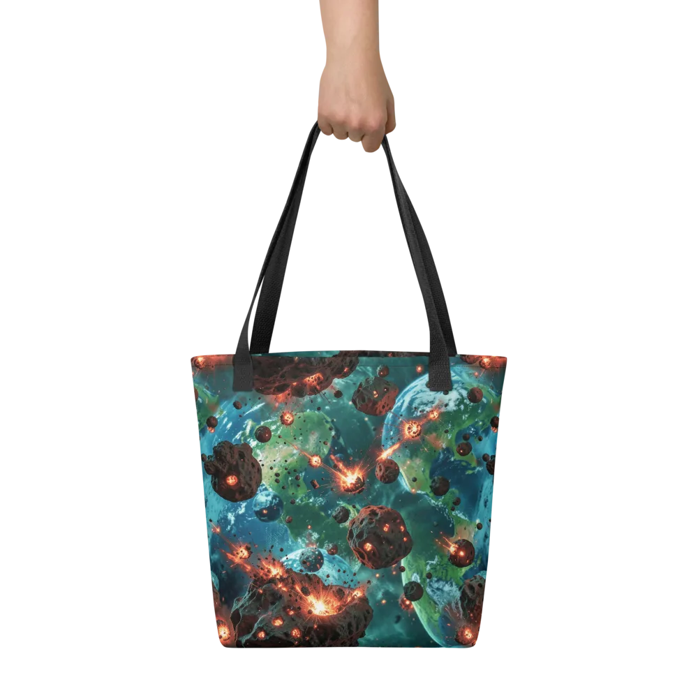 Magma Meridian on Tote Bag — Front