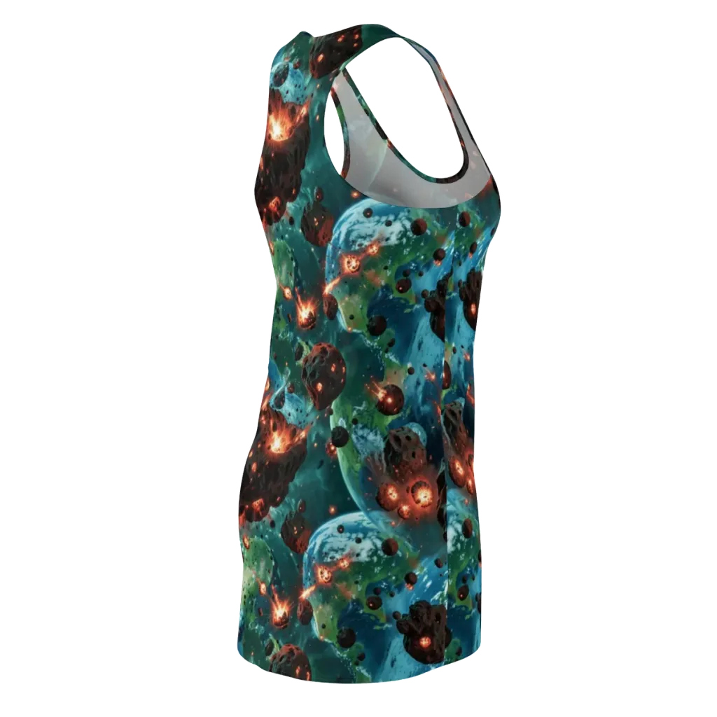 Magma Meridian on Racerback Dress — Back Side