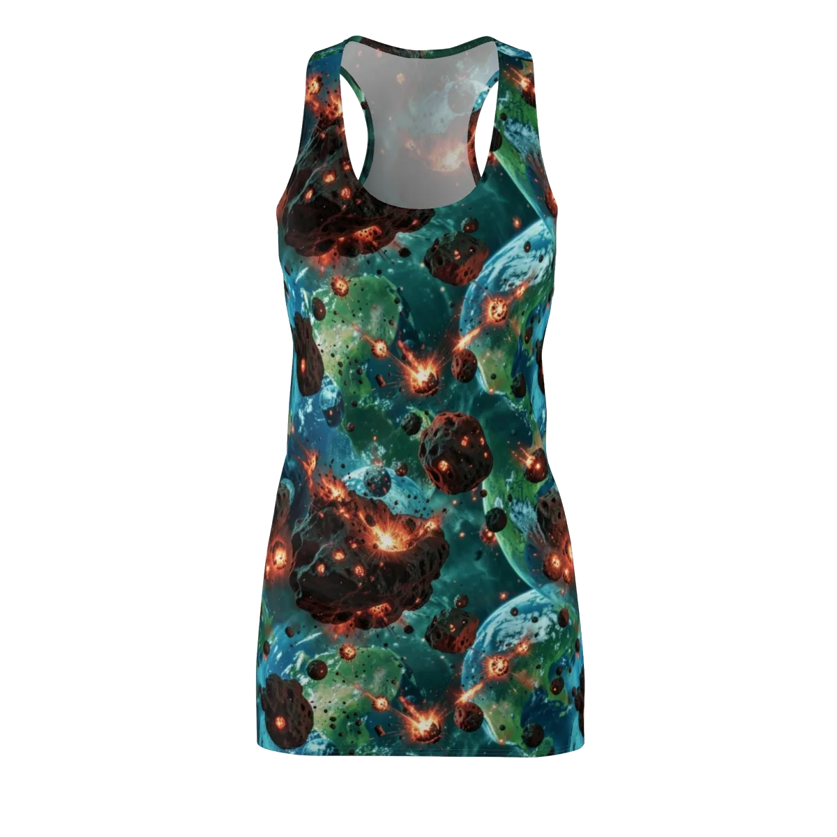 Magma Meridian on Racerback Dress — Front