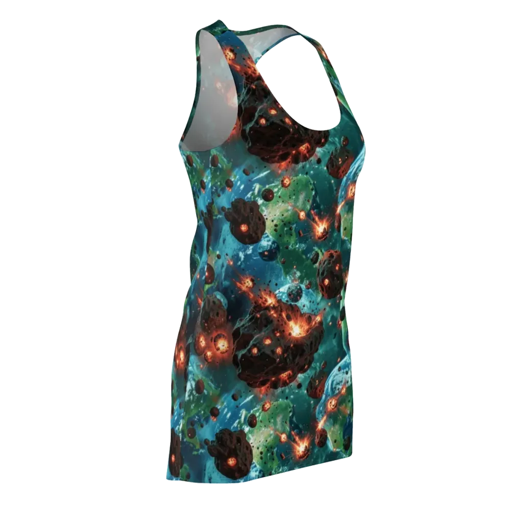 Magma Meridian on Racerback Dress — Front Side