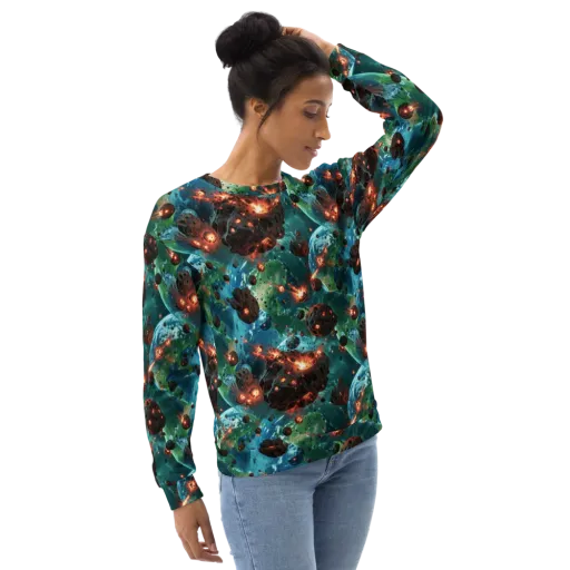 Magma Meridian on a Sweatshirt