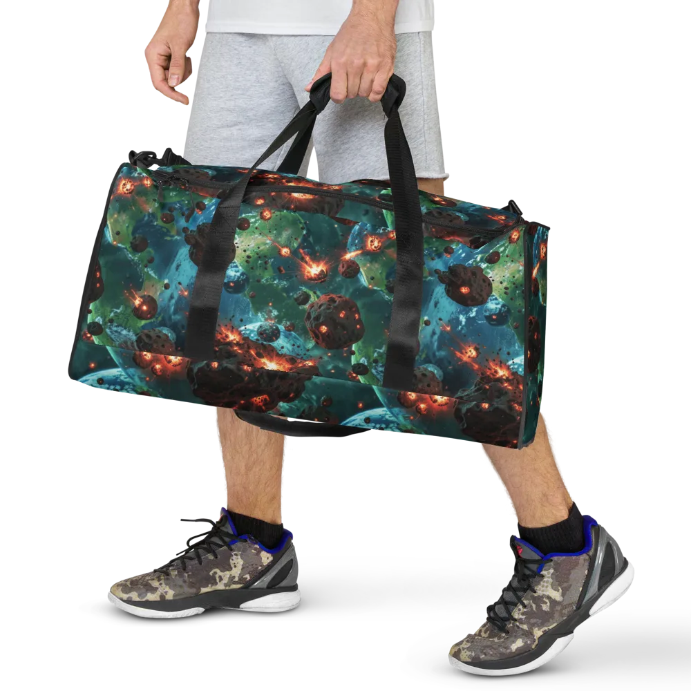 Magma Meridian on Duffle Bag — Front