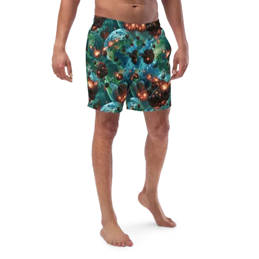 Magma Meridian on a Swim Trunks