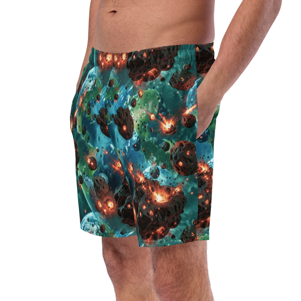 Magma Meridian on Swim Trunks — Left Front
