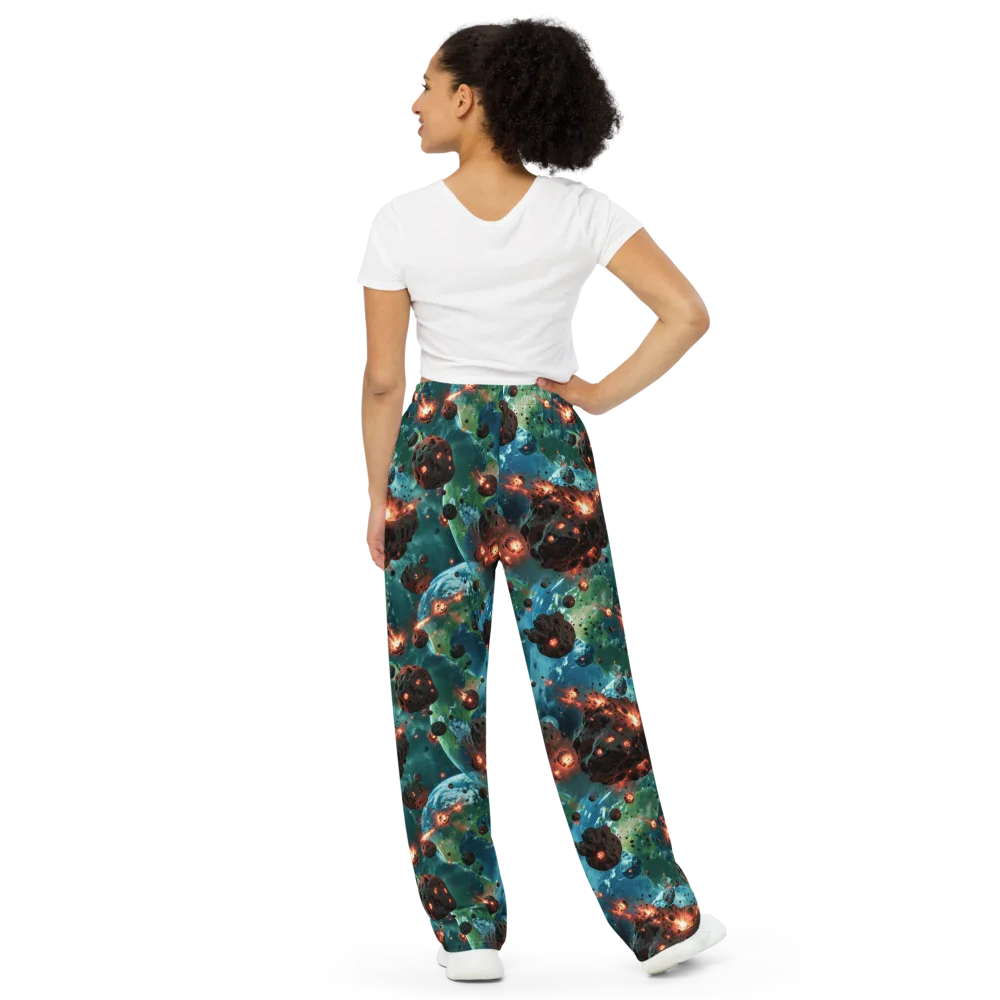 Magma Meridian on Wide-Leg Pants — Back
