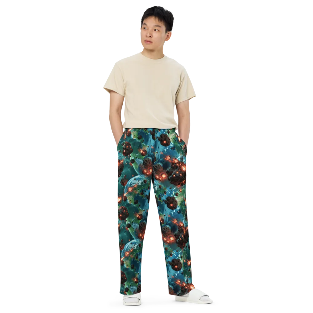 Magma Meridian on Wide-Leg Pants — Front