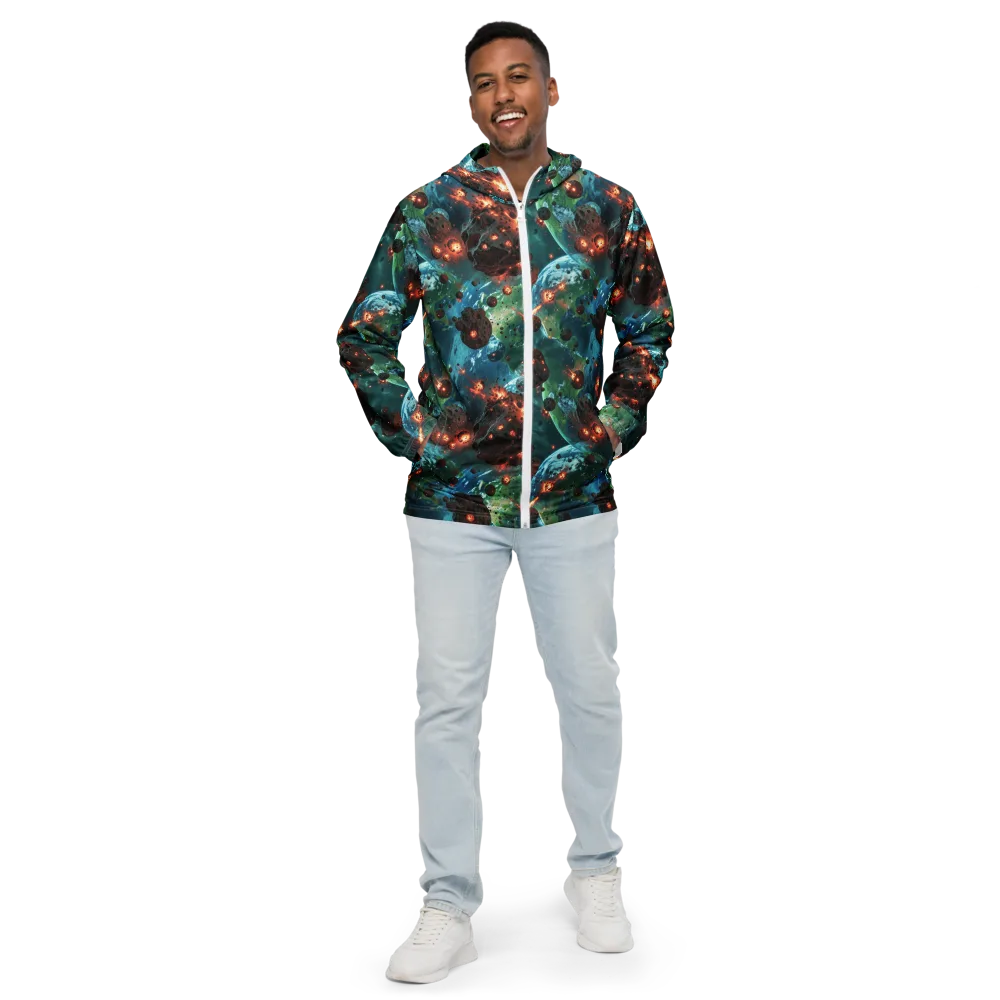 Magma Meridian on Men's Windbreaker — Front