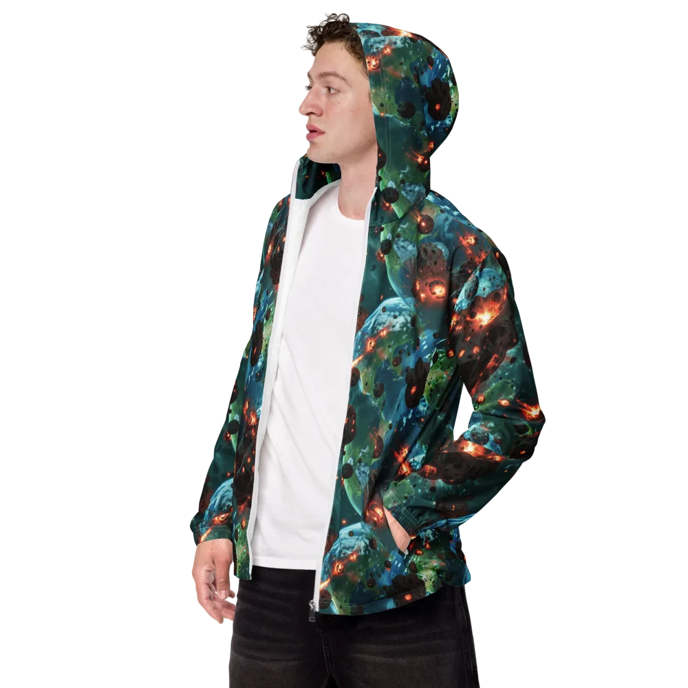 Magma Meridian on Men's Windbreaker — Left Front