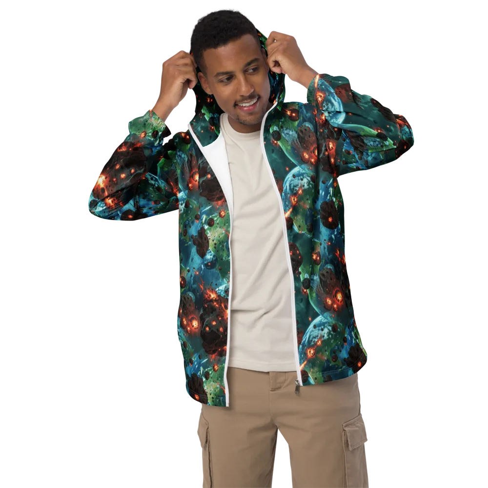 Magma Meridian on Men's Windbreaker — Front