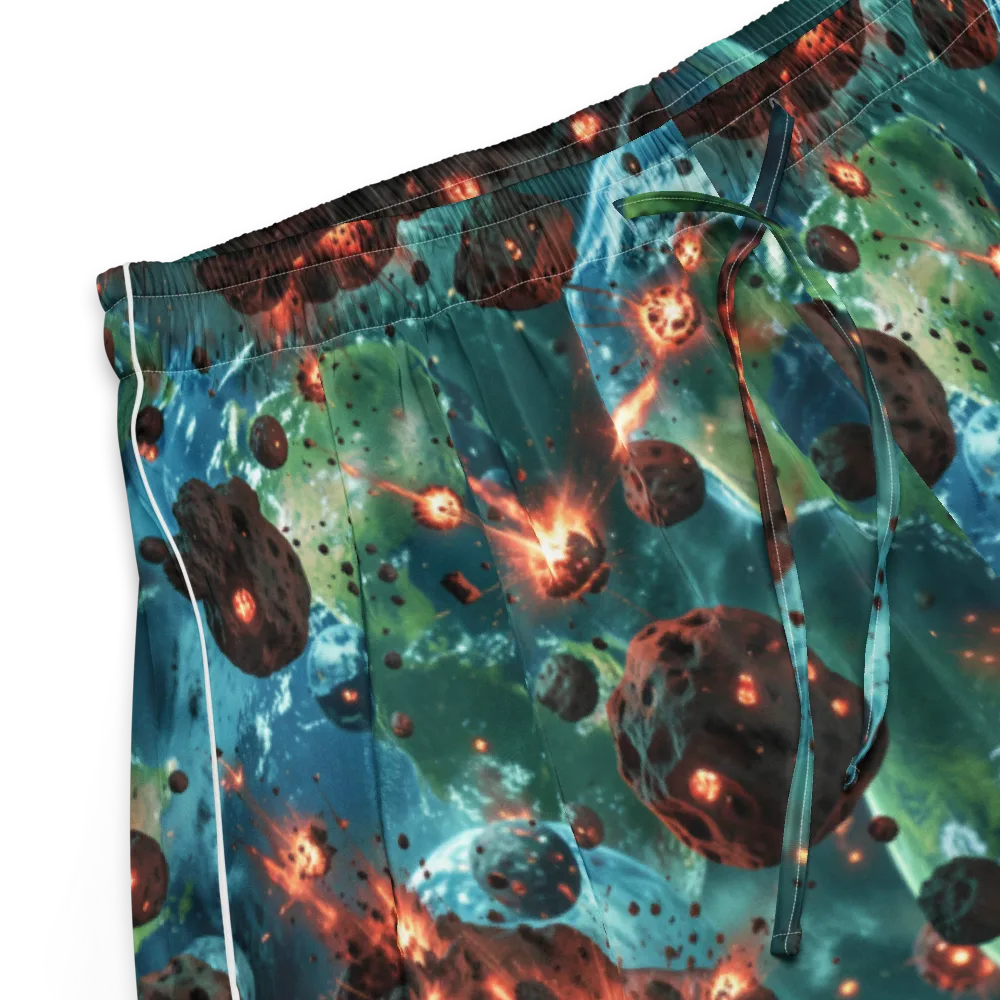 Magma Meridian on Women's Pajama Shorts — Product details